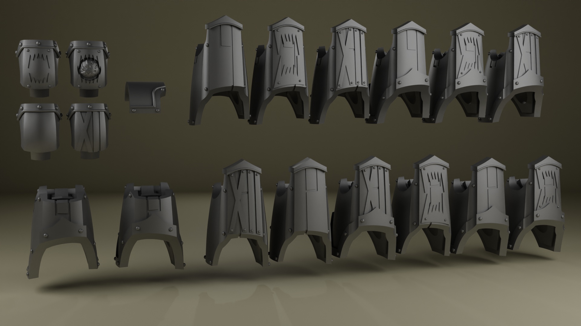 UNDYING CRIMSON SLAUGHTER LEG PARTS