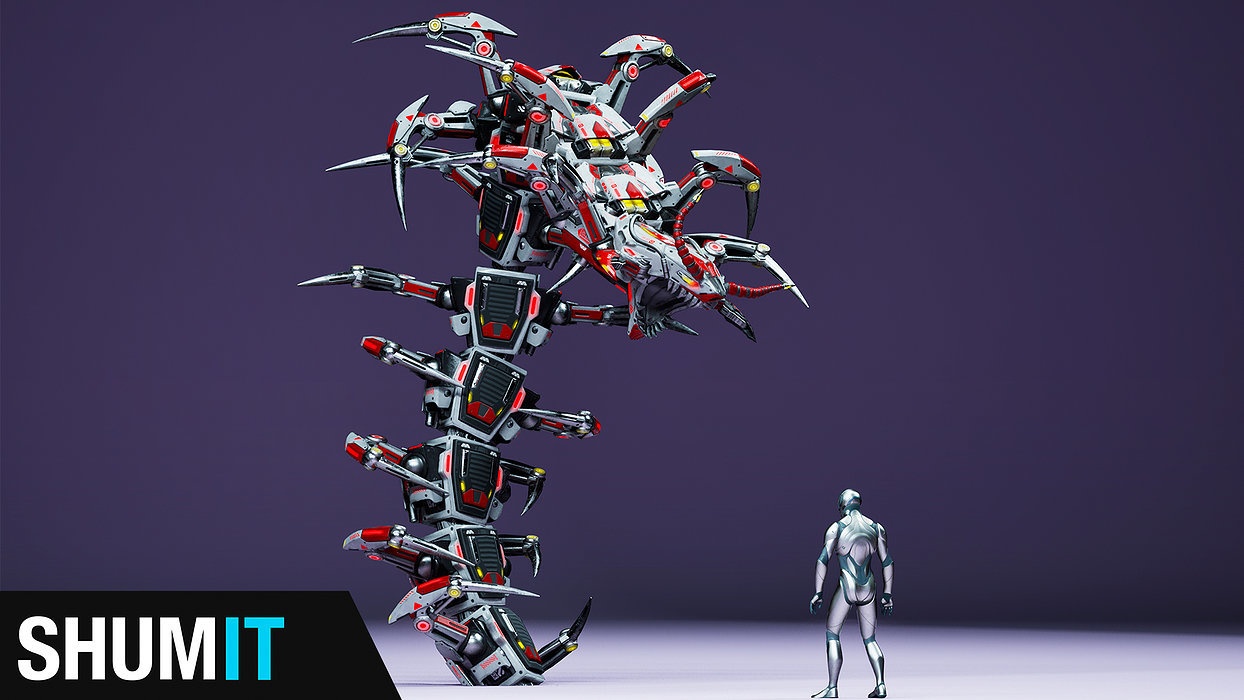 Sci-Fi Insect Scolopendra
