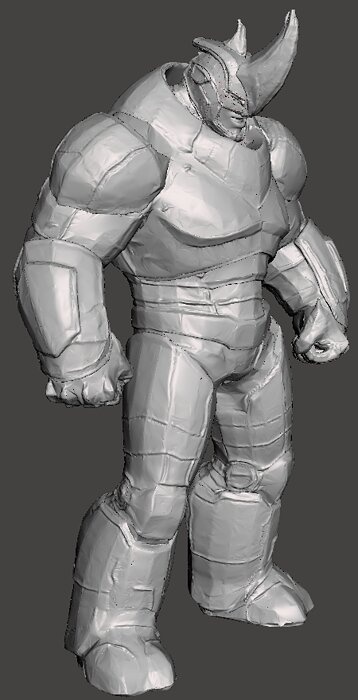 Rhino 3d model STL ready for 3d printing Marvels Series 