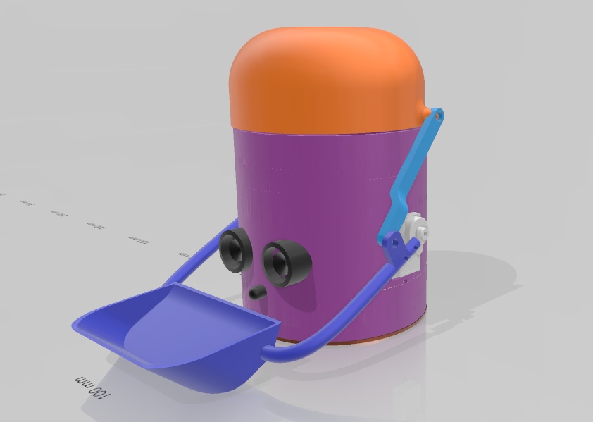 Hungry Robot Recycle Bin