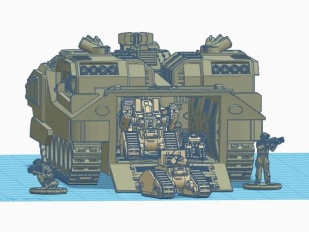 Kitbash: Warbots - Armored Robot Transportation Vehicle (ARTV)