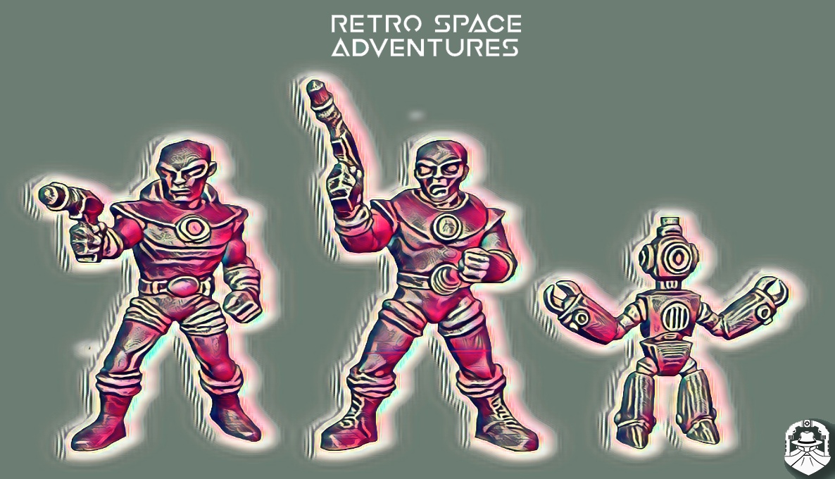 RETRO SPACE ADVENTURES MARTIANS