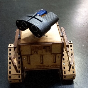 WALL-E FAN ART STYLE ROTOT FOR LASER CUT + E-BOOK