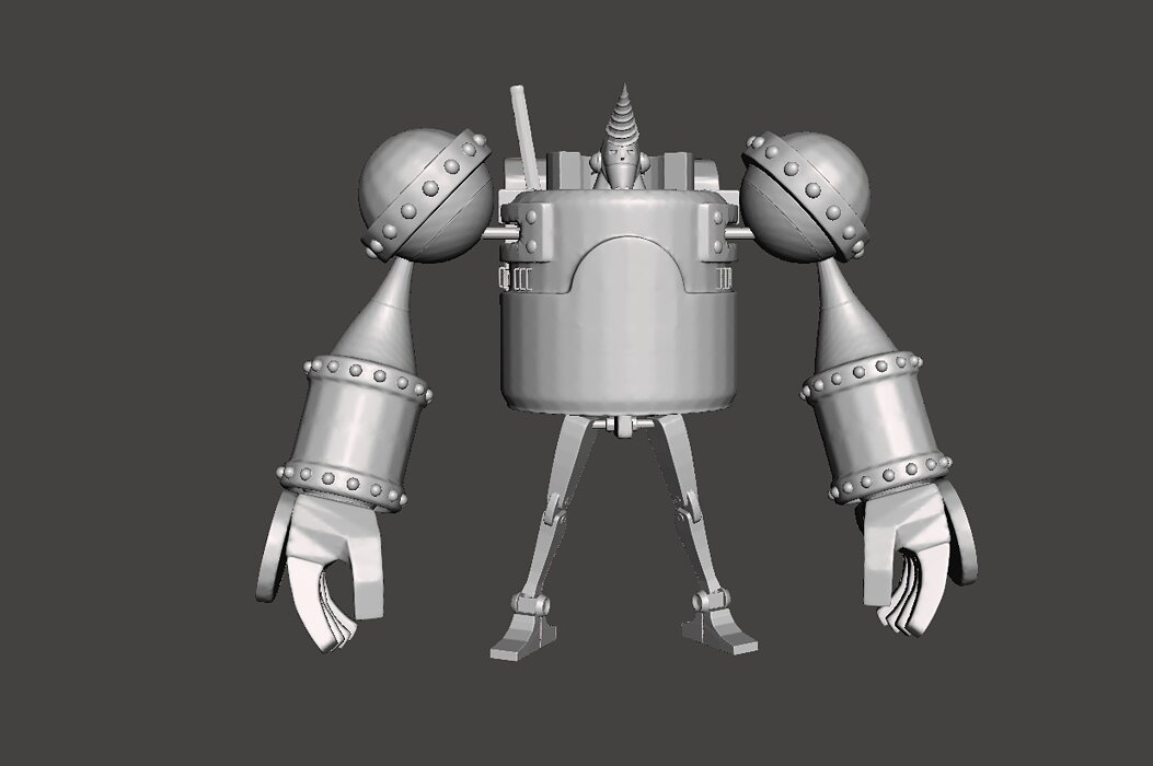 Robot Franky 3D Model