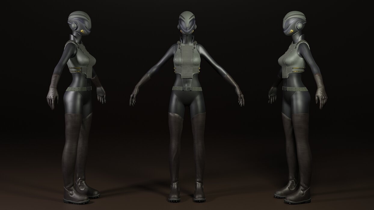 sci-fi character