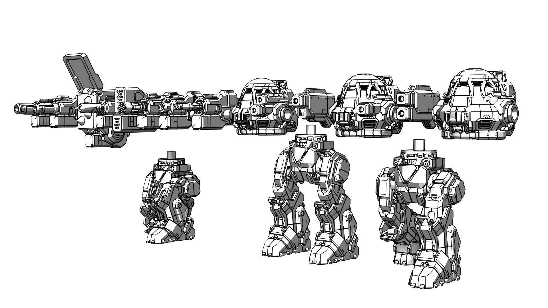 MIX-N-MATCH URBAN ROBOT