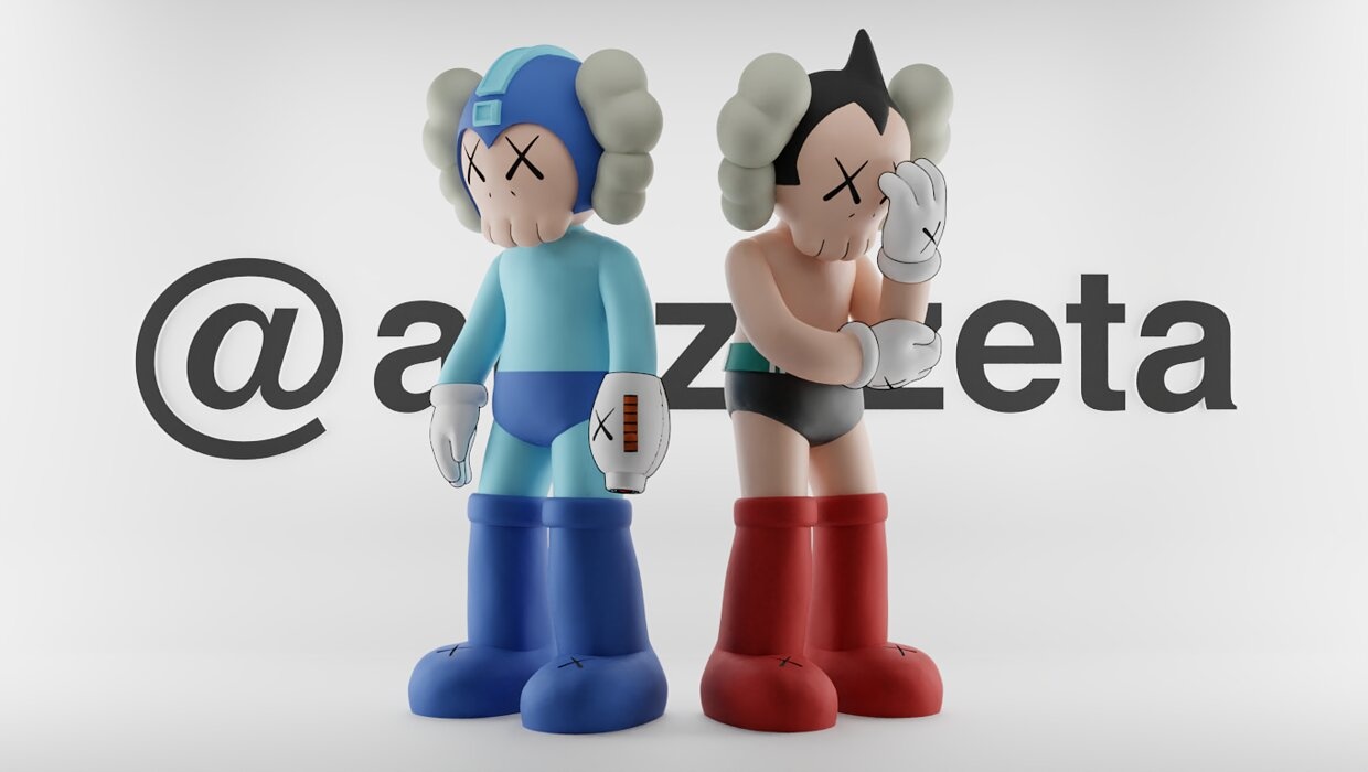 Kaws Astroboy x Megaman for Print