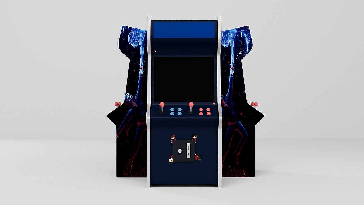 ARCADE MACHINE LOW POLY MODEL 3D