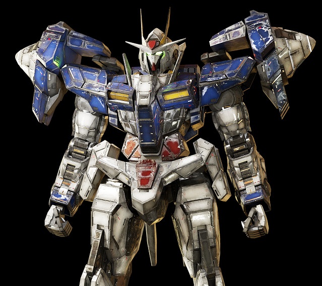 Reallistic OO GUNDAM 3d model rigged game ready