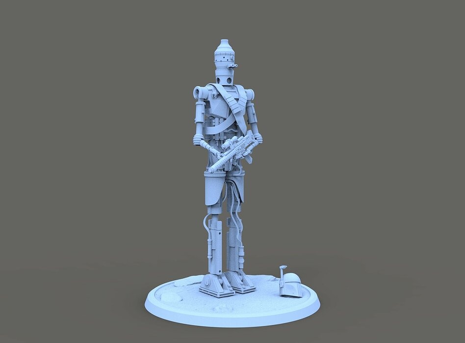 IG-11 STAR WARS FOR 3D PRINTING