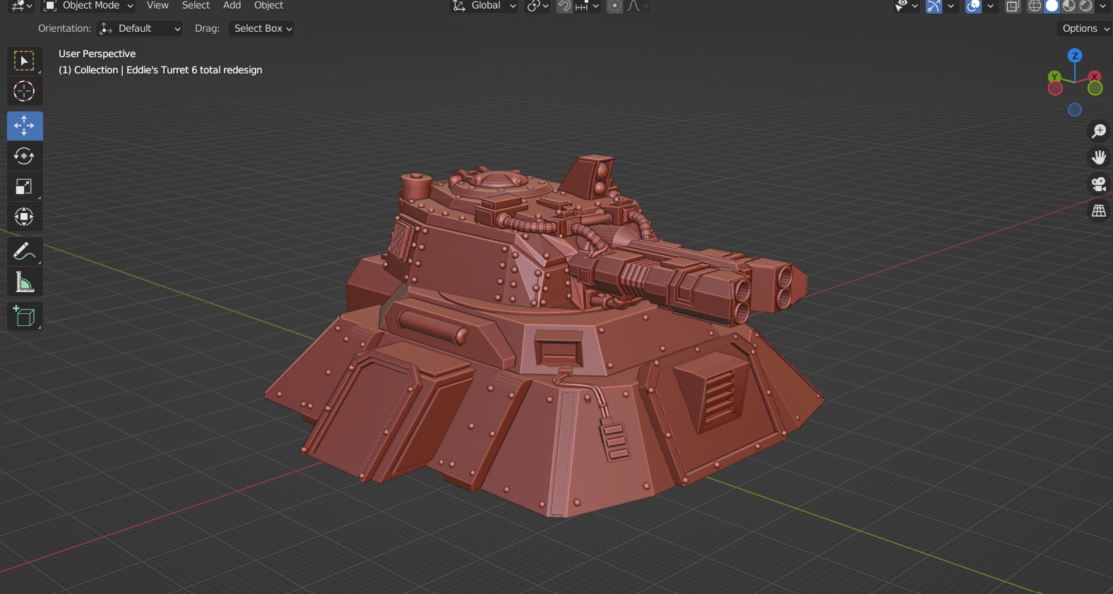 SCIFI PLASMA CANNON TURRET