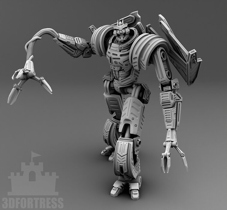  A robot with claws