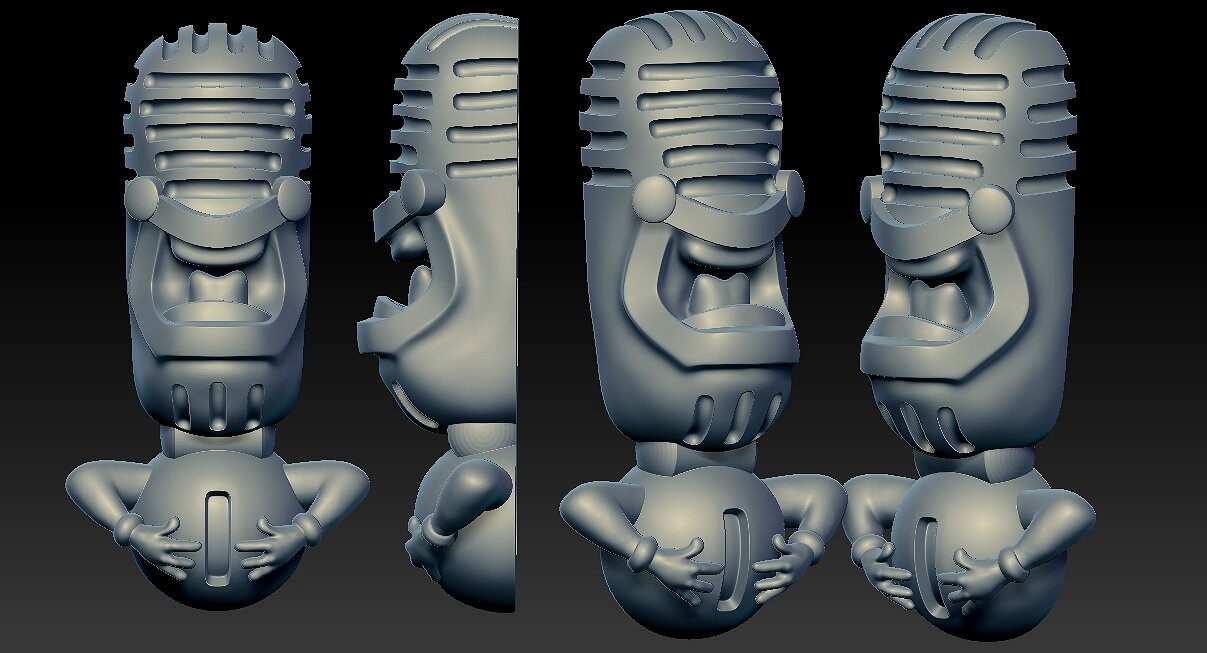 Mic Man Pendant 