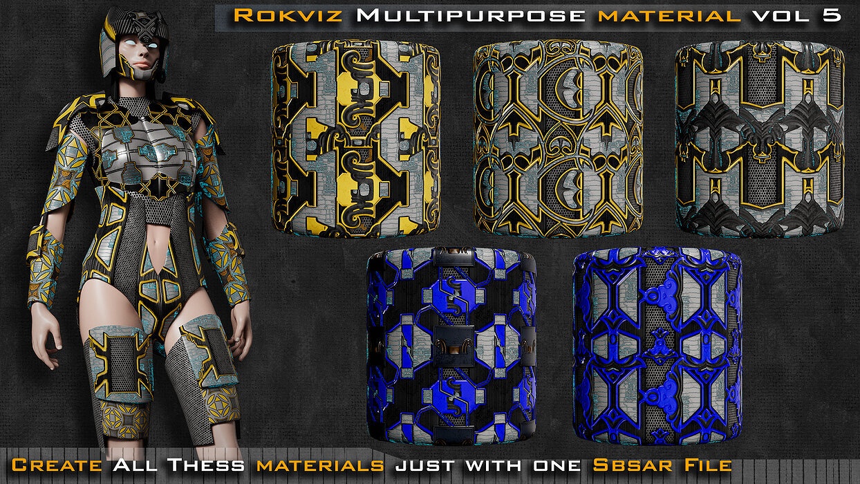 Rokviz multi-purpose Material vol 5