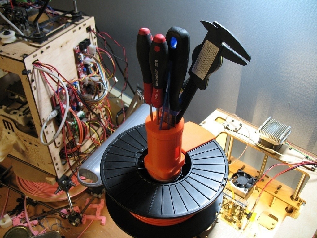 FILAMENT SPOOL TOOL HOLDER CAP