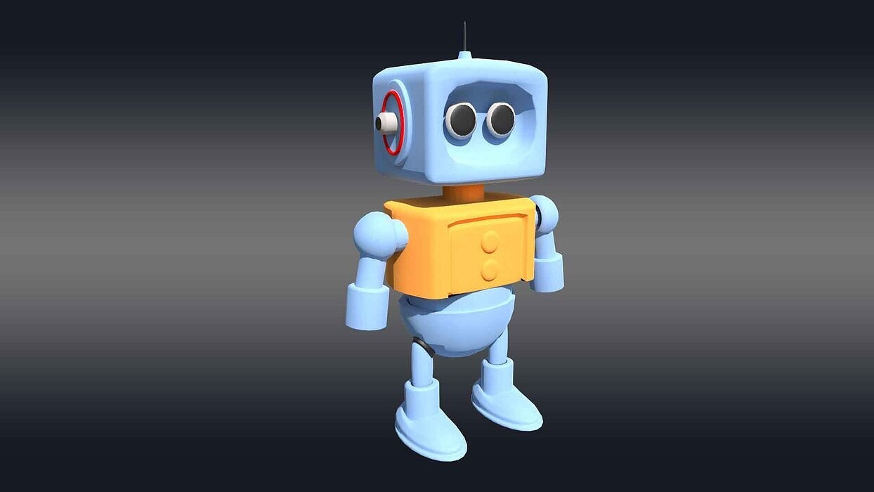 Cartoonish Robot