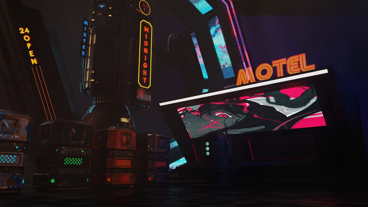 sci-fi scene