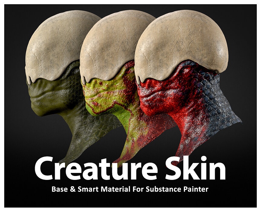 Creature Skin Smart Material For Substance Painter