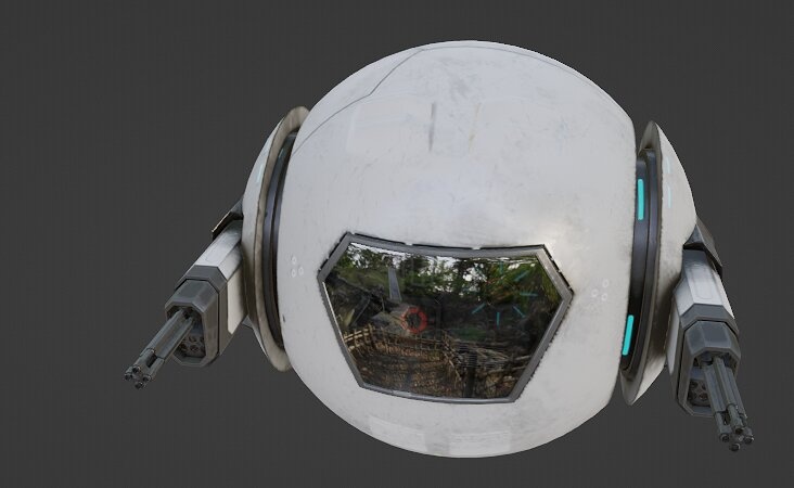   Sci-Fi Droid Robot