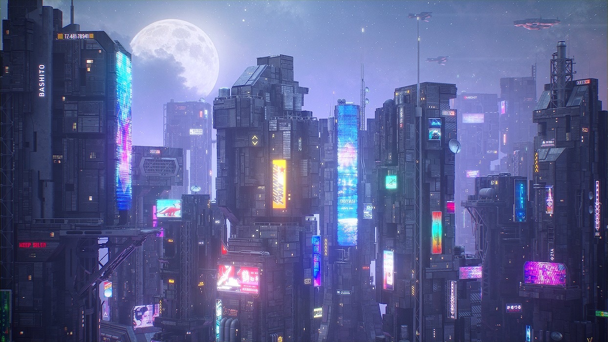 Scifi Building Cyberpunk Futuristic Building Vol 3