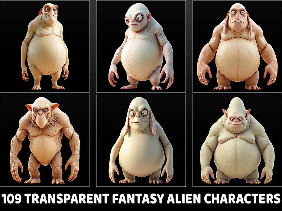 110 Fantasy Alien Characters