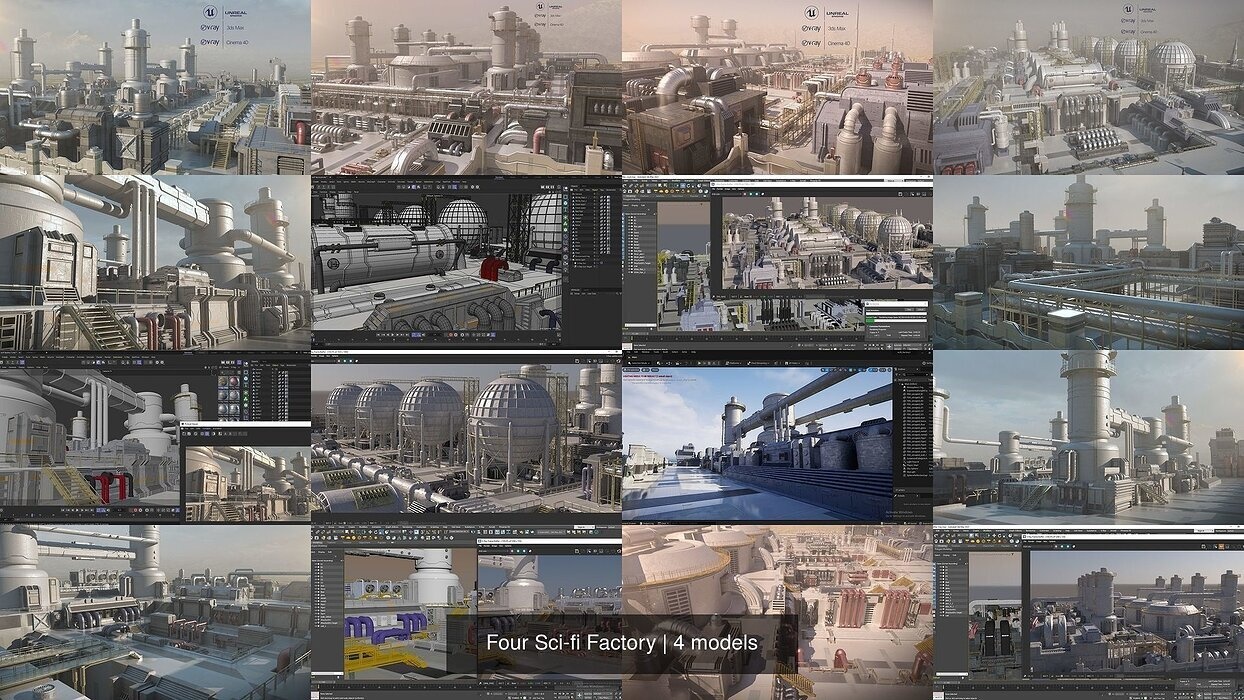 Four Sci-fi Factory