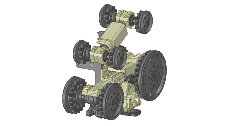 Full Scale Wall-E Track Drive System