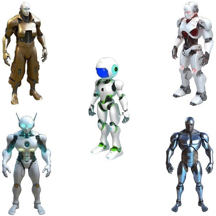 Sci-Fi Android Character Collection