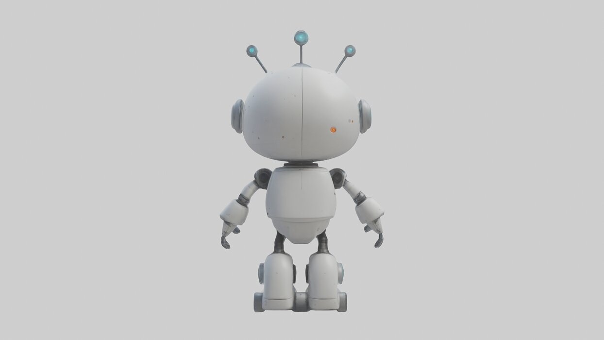 Cartoon Robot model