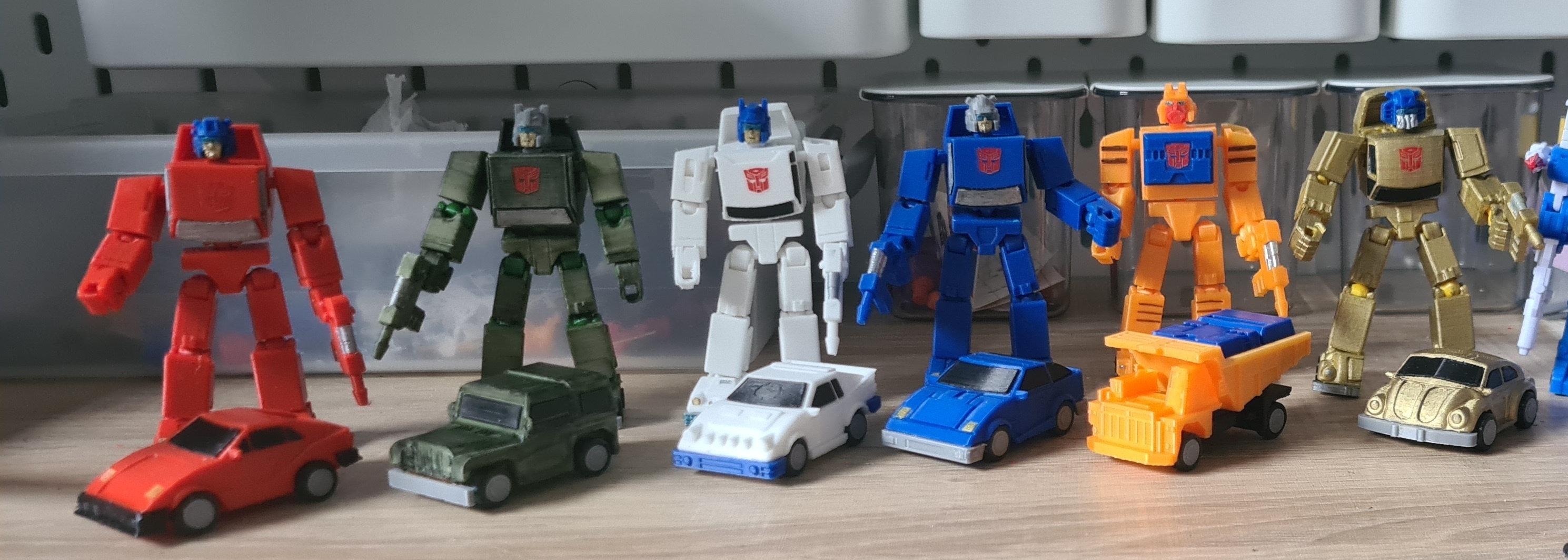 THROTTLEBOTS BUNDLE ALTMODE AND ACTIONMASTER FIGURES