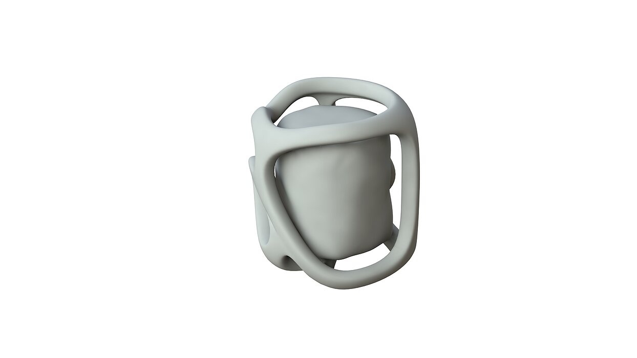 SciFi Shape Object Low Poly 114