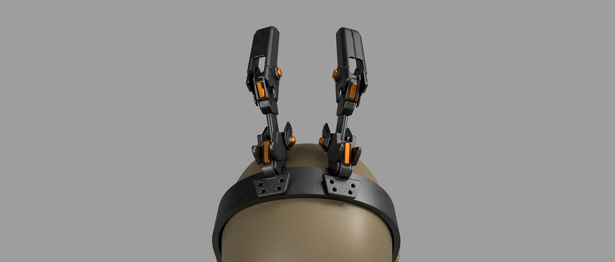 Cyberpunk Mecha Bunny Ears D-37