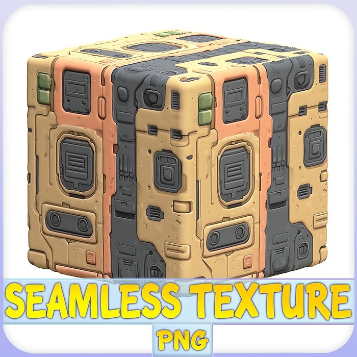 SciFi Seamless Texture