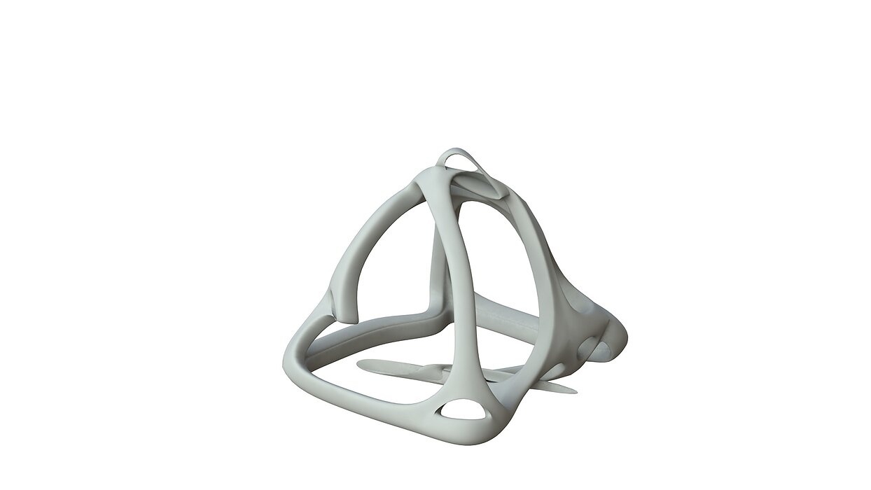 SciFi Cube Object No 62631 Low Poly Shape