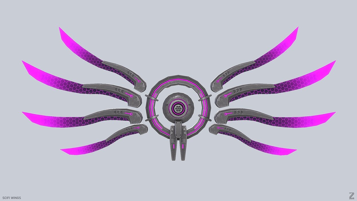 Sci fi wings
