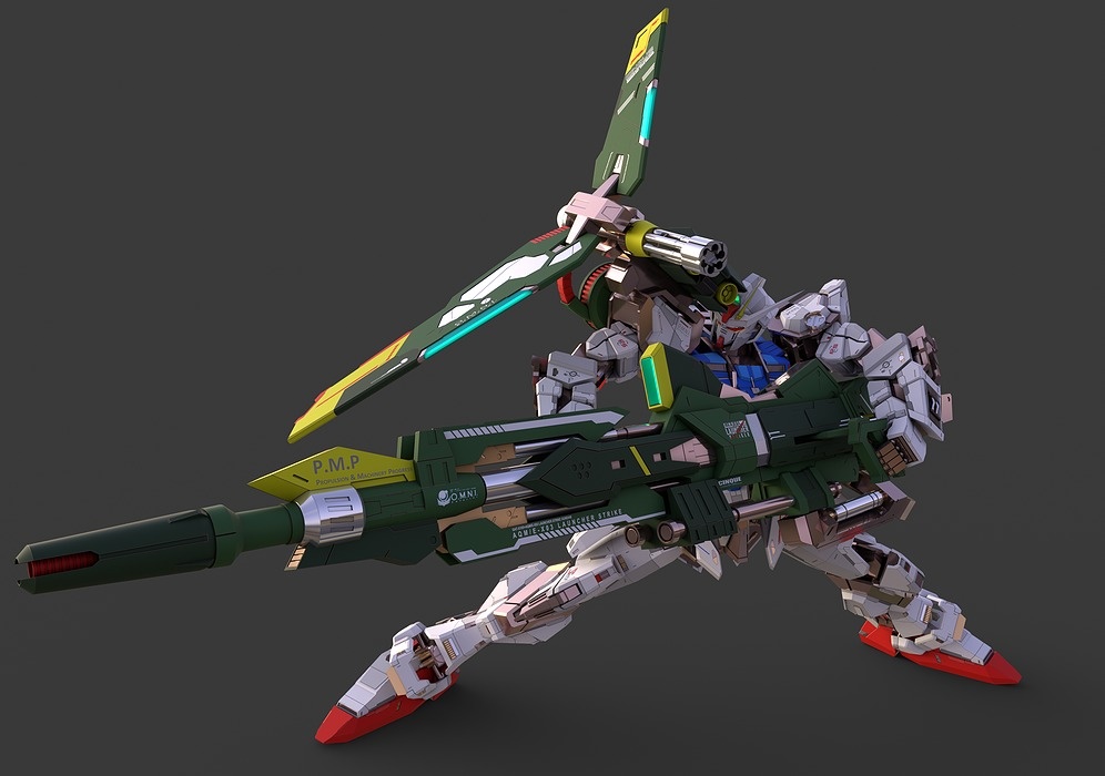 Launcher Strike Gundam Remake - Rigged UPDATED