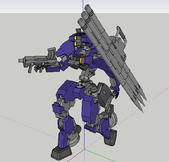 GUNDAM IRON, MOBILE SUIT HLOEKK FROM SEASON 2