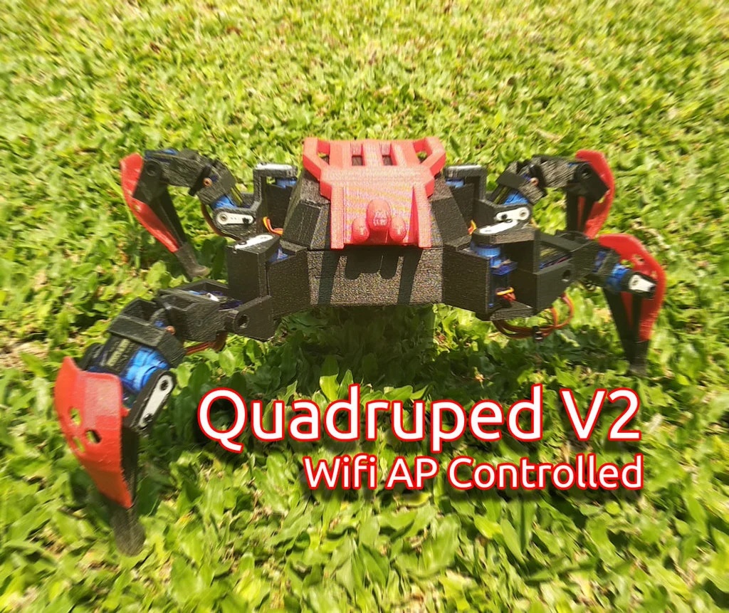 WIFI Quadruped V2 Crawling Robot