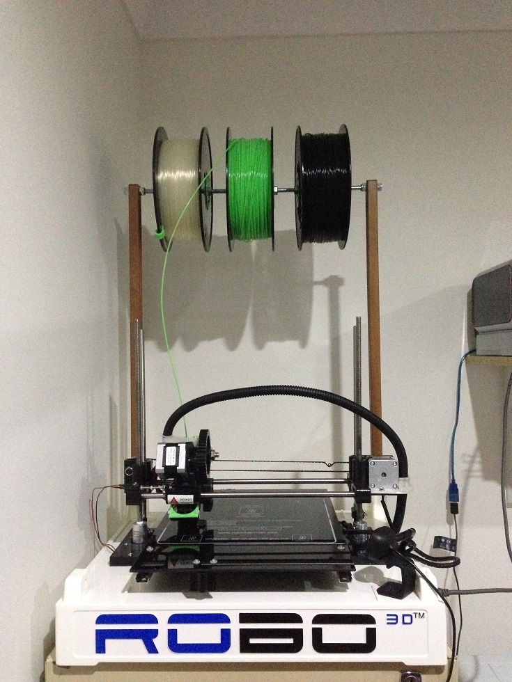 SPOOL HUB AND HOLDER. 52.5, 56.5 MM