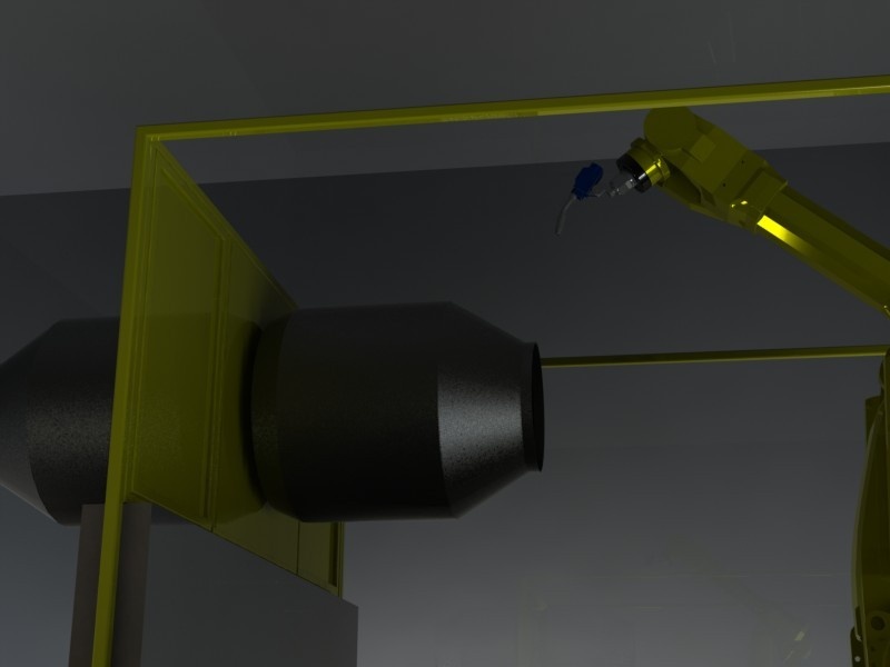 Welding robot.