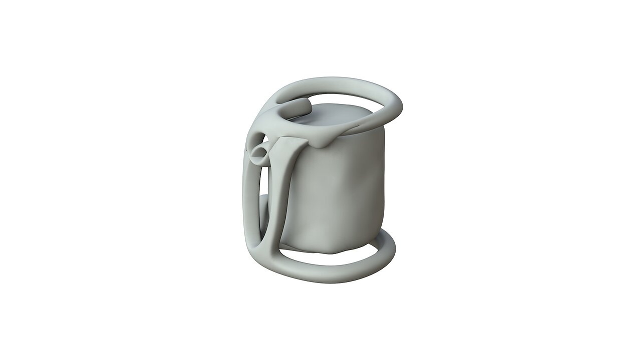 SciFi Shape Object Low Poly 