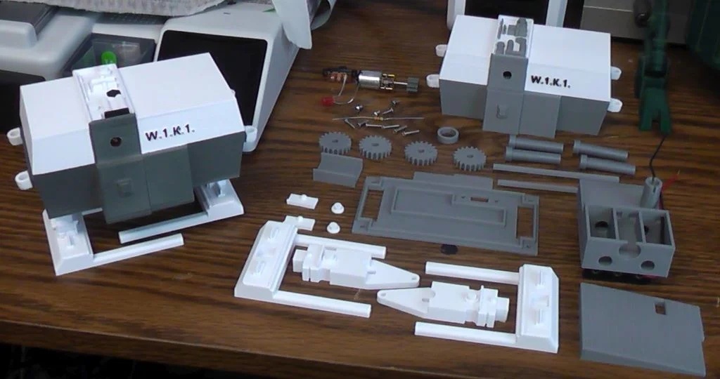 W.1.K.1 walking robot. N20 gearmotor.
