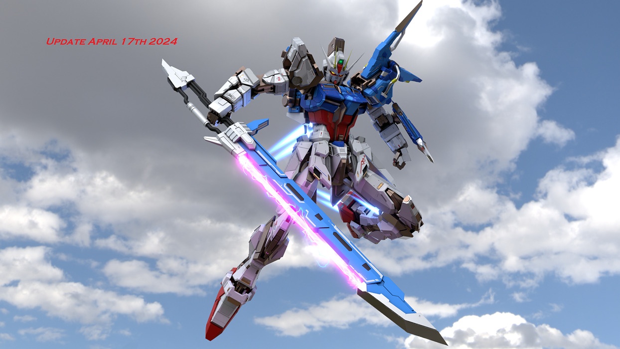 Sword Strike Gundam Remake - Rigged - Updated