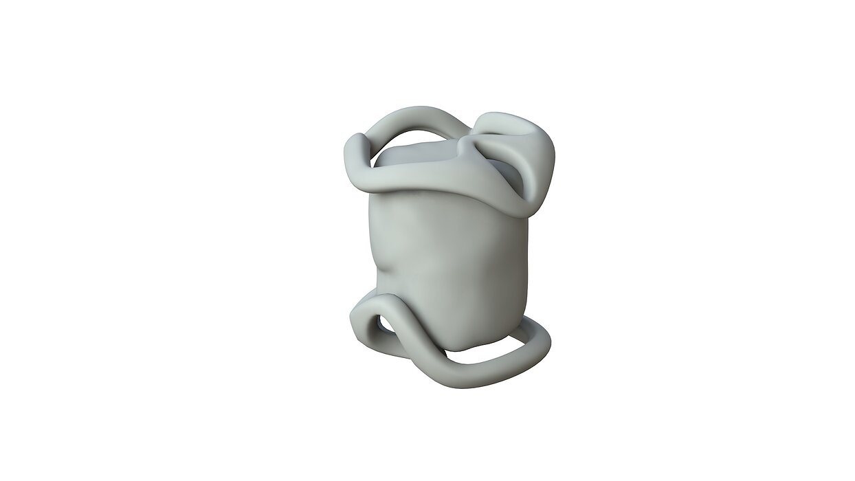 SciFi Shape Object Low Poly