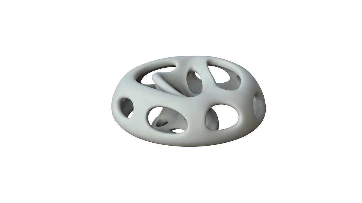SciFi Cube Object No 66238 Low Poly Shape