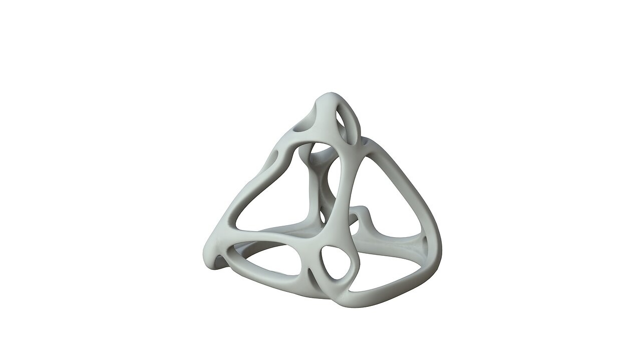 SciFi Cube Object No 62741 Low Poly Shape