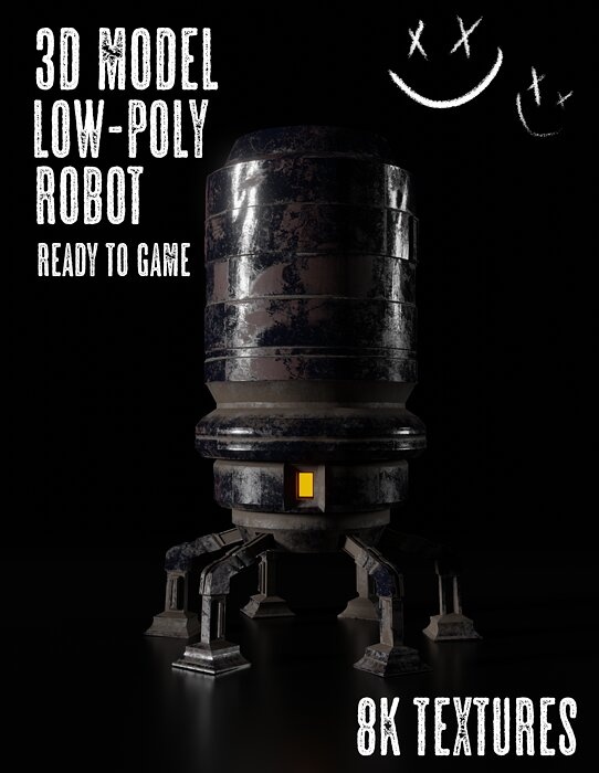 Robot  8K ready for game 