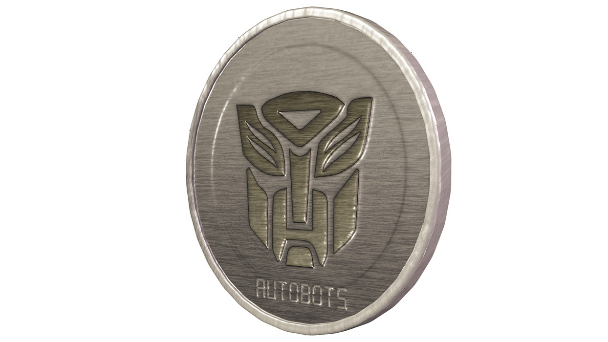 Transformers Autobot Silver Coin