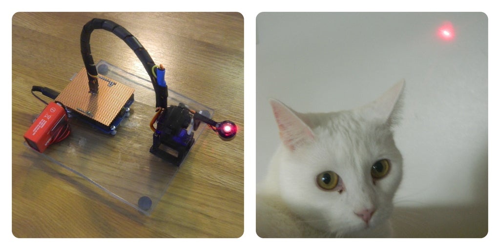 CAT LASER ENTERTAINER ROBOT