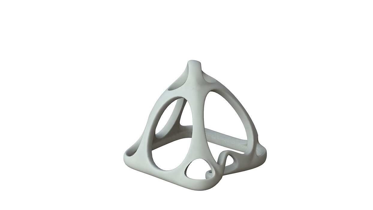 SciFi Cube Object No 58242 Low Poly Shape